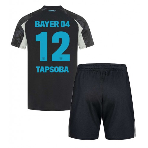 Bayer Leverkusen Edmond Tapsoba #12 Rezervni Dres za djecu 2024-25 Kratak Rukav (+ Kratke hlače)